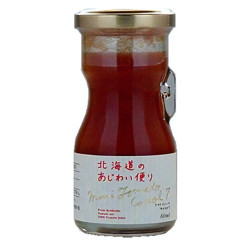 ミニトマトジュース有塩 80ml【北海道アグリマート】