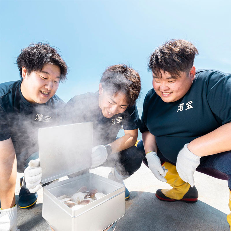 稚貝ホタテのガンガン焼きのお召し上がり方