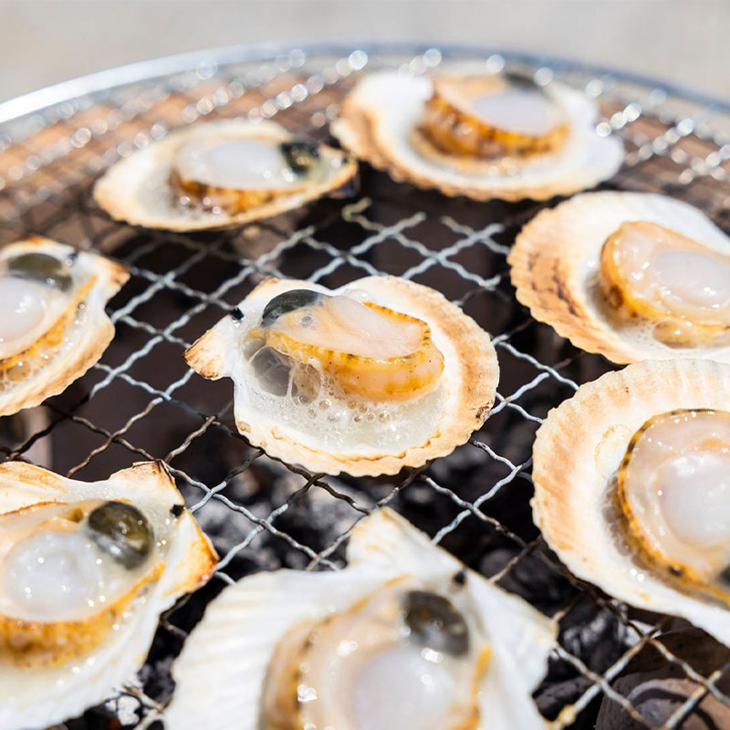 湾宝ほたて稚貝のBBQ焼きのお召し上がり方