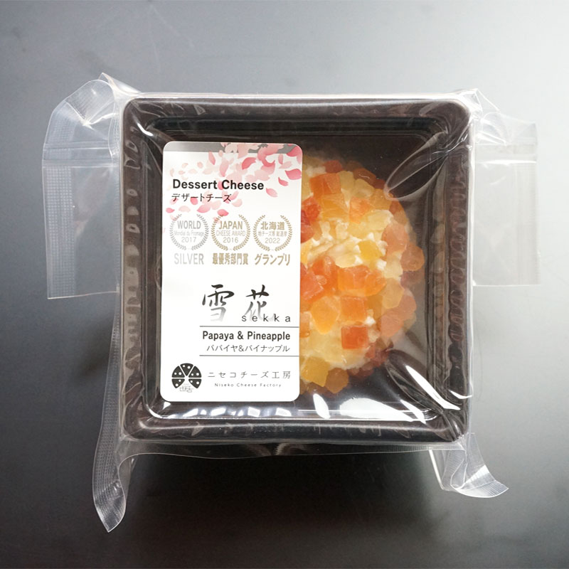 デザートチーズ 二世古 雪花【sekka】パパイヤ＆パイナップル 150g