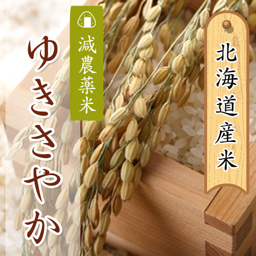 北海道産 減農薬米 ゆきさやか